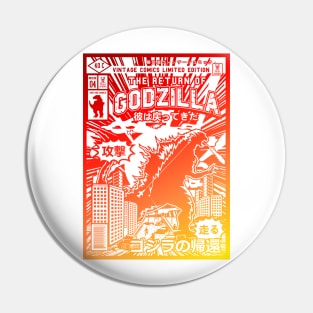 The Return of Godzilla Pin