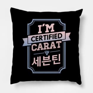 I'M CERTIFIED SEVENTEEN CARAT Pillow