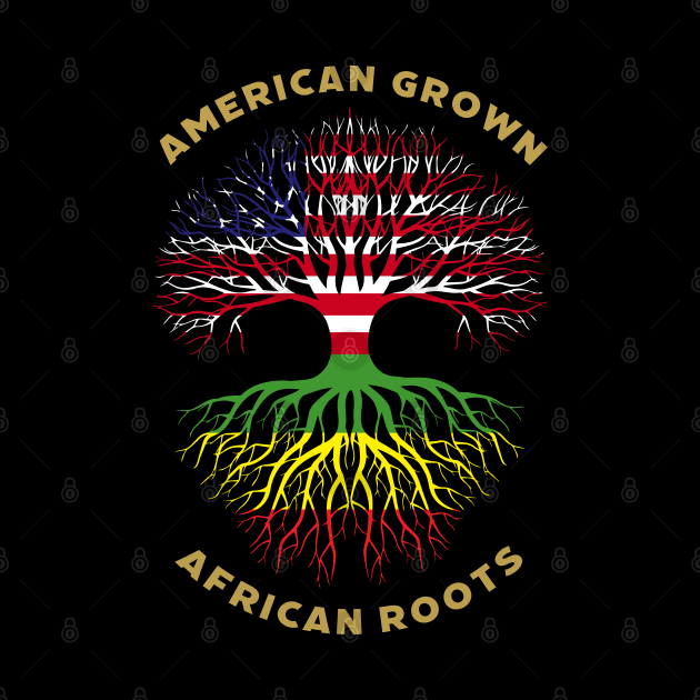 American Grown African Roots by UrbanLifeApparel