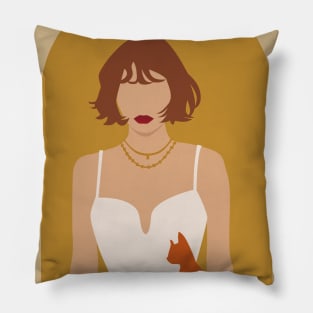 Mid Century Modern Illustration Pillow