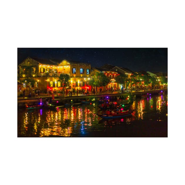 Hoi An Vietnam at night by dags