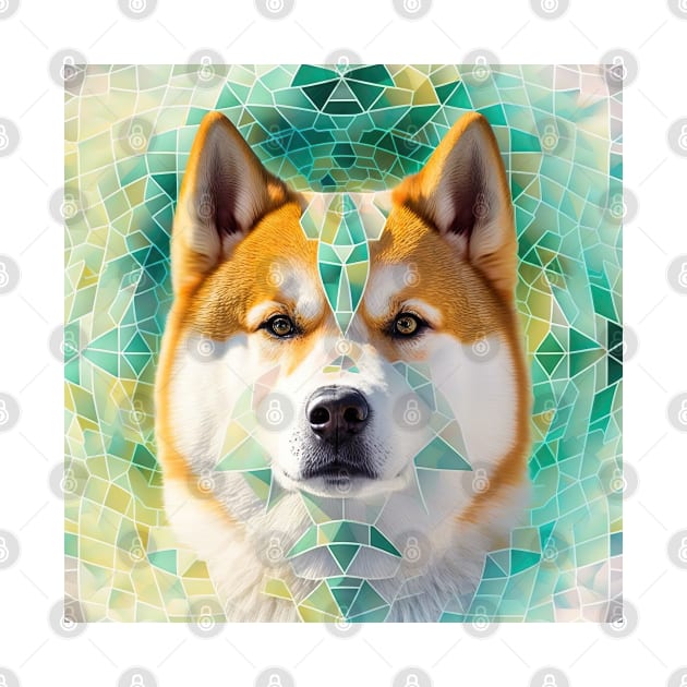 A Fractal Design of An Akita Inu by daniel4510