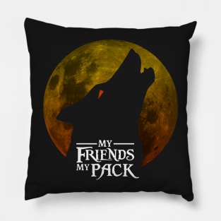 My Friends My Pack Pillow