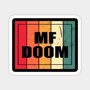 Graphic Proud Mf Doom Name Personalized Birthday 70s 80s 90s Vintage Styles Magnet