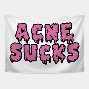 Acne Sucks Tapestry