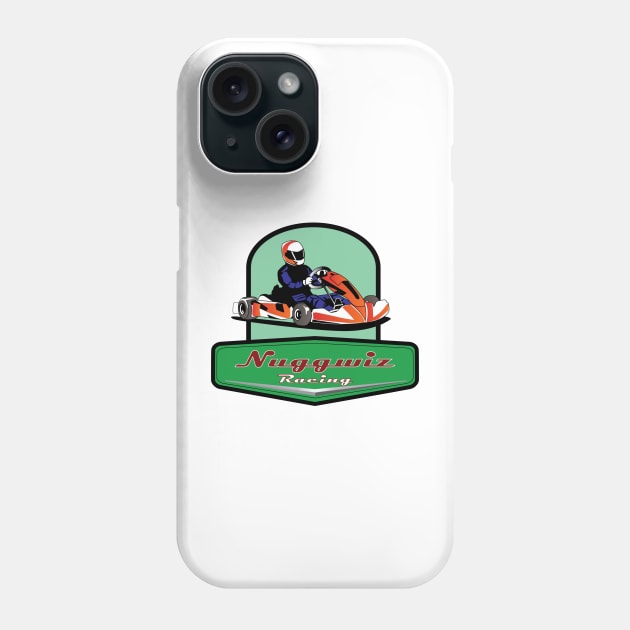 Nuggwiz Go Cart Logo Phone Case by HotPinkStudio.Me