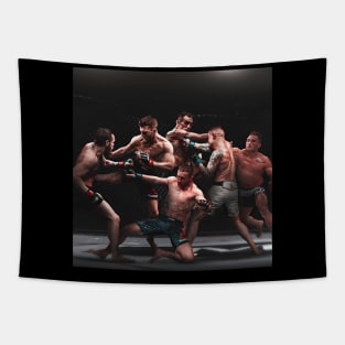 UFC Champions In A Frame Tapestry