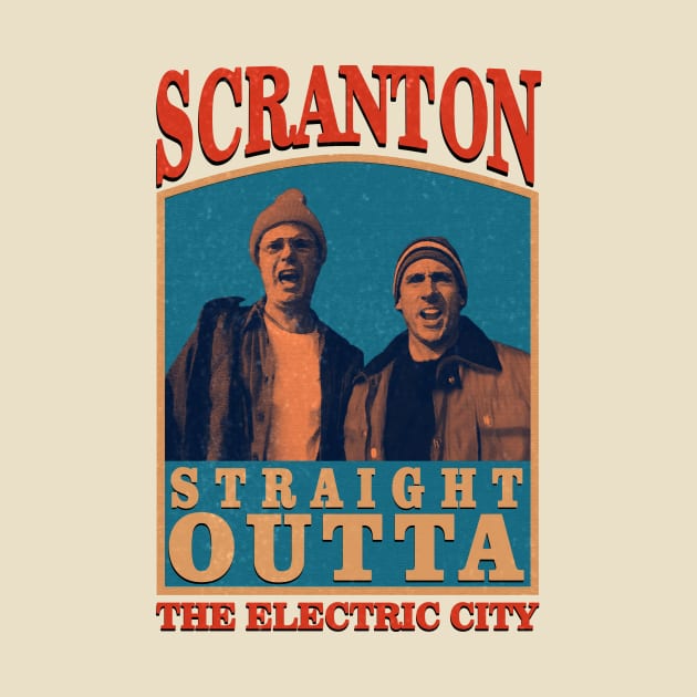 Scranton Electric City Straight Otta Retro 70s by Aspita