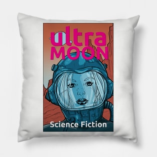 ULTRA MOON sci-fi travel to the moon Pillow