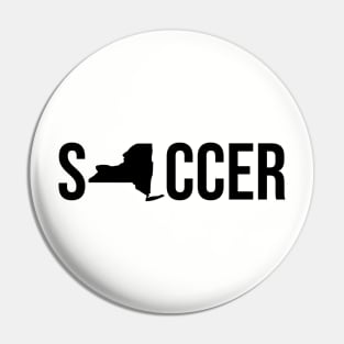 New York Soccer Pin