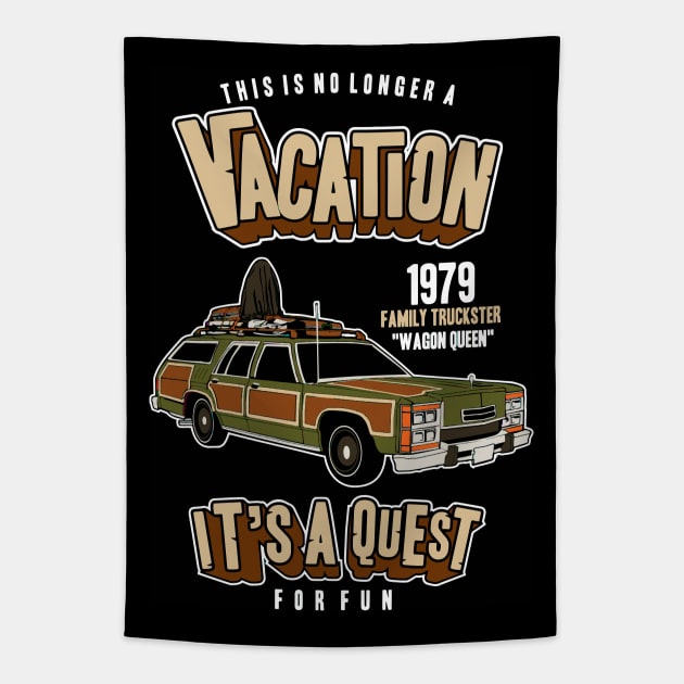 National Lampoon's Vacation, Wagon Queen Family Truckster Tapestry by VintageArtwork