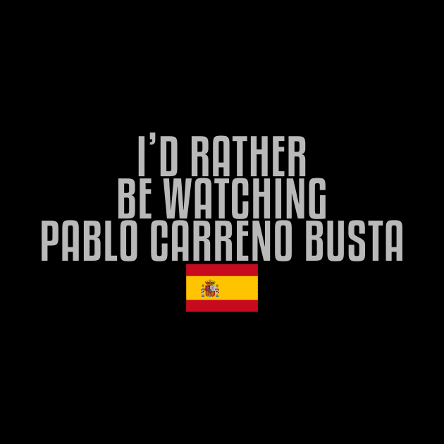 I'd rather be watching Pablo Carreno Busta by mapreduce