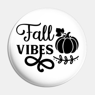 Fall Vibes Simple Lettering Pin