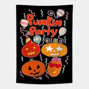 Pumpkin Party Tapestry