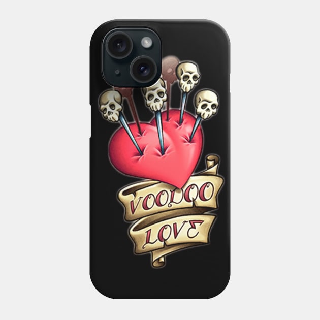 Amor Voodoo Phone Case by Jorman Rodríguez 