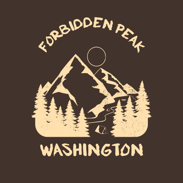 FORBIDDEN PEAK WASHINGINTON by Cult Classics