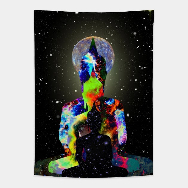 Universal Meditation Tapestry by Cajuca