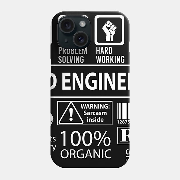 2Nd Engineer T Shirt - MultiTasking Certified Job Gift Item Tee Phone Case by Aquastal