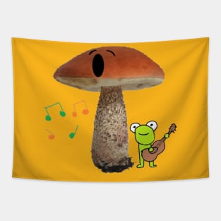 Singing Mushroom Tapestry