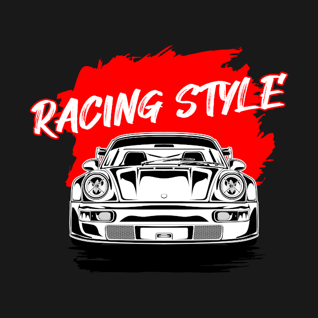 Racing Car Line Art Style by cturs