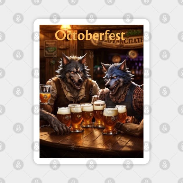 Octoberfest Magnet by Out of the Darkness Productions