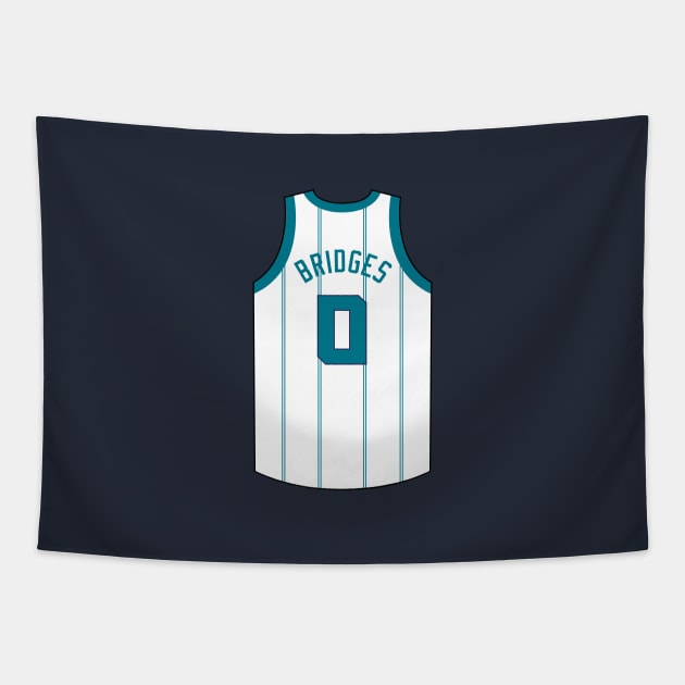 Miles Bridges Charlotte Jersey Qiangy Tapestry by qiangdade