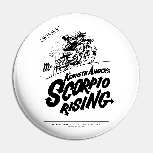 Scorpio Rising Pin by The Video Basement