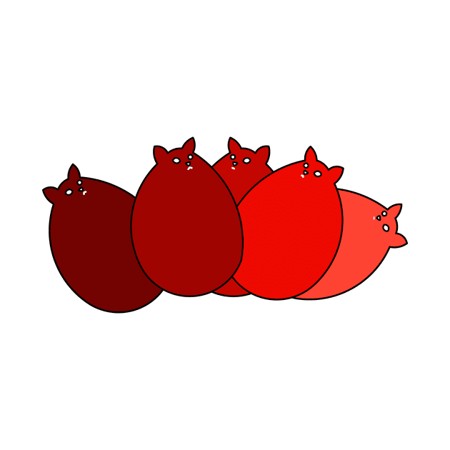 Cats Baloons by Bongonation