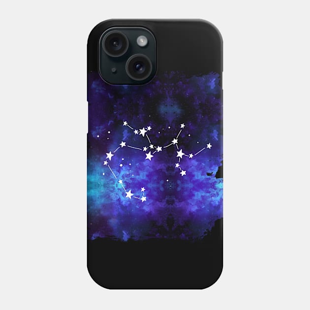 Sagittarius Galaxy Phone Case by joyandgrace