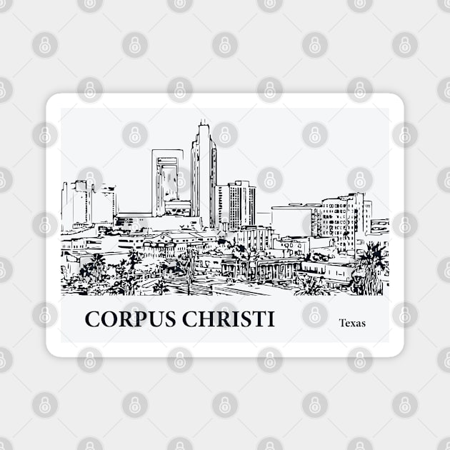 Corpus Christi - Texas Magnet by Lakeric