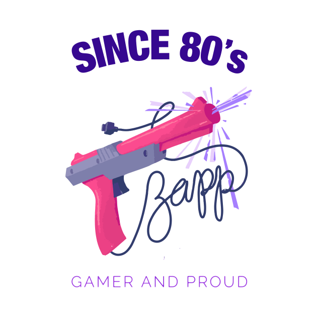 Since 80s Gamer and Proud - Gamer gift - Retro Videogame by xaviervieira