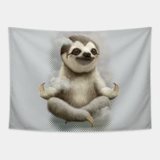 sloth meditate Tapestry