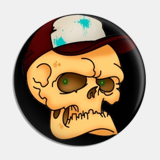 Skull Music Bkr Pin