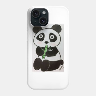 Snack time for Panda Phone Case