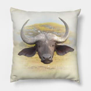 African buffalo Pillow