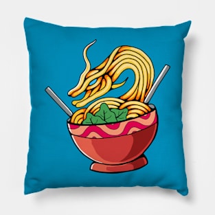 dragon ramen Pillow