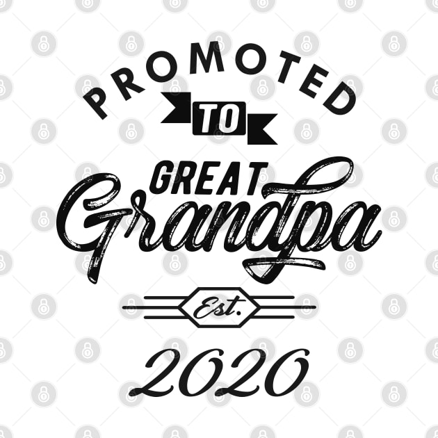 New Great Grandpa - Promoted to great grandpa est. 2020 by KC Happy Shop