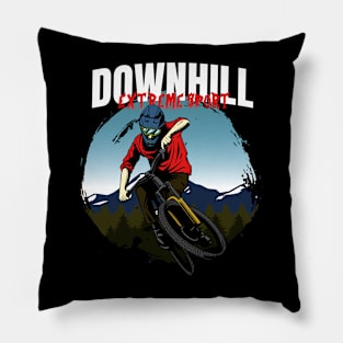 Downhill Extreme Sport Pillow