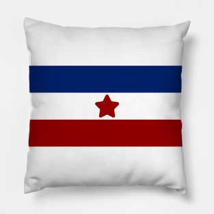 Yugoslavia Flag Pillow