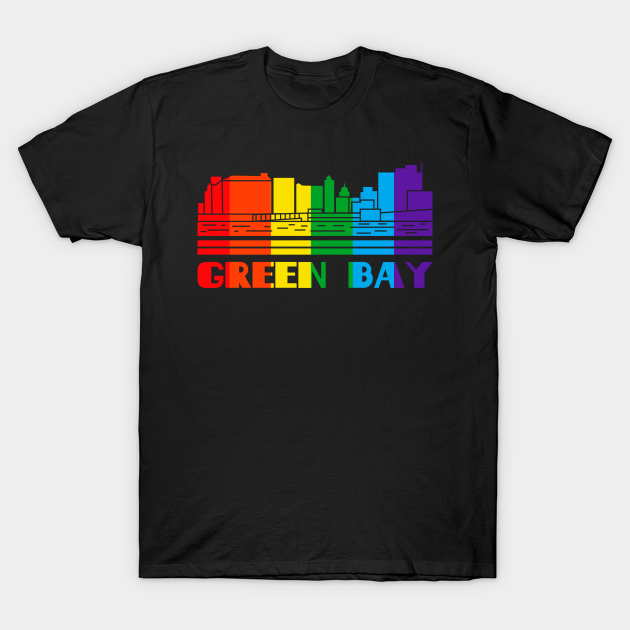 Discover Green Bay Pride Shirt Green Bay LGBT Gift LGBTQ Supporter Tee Pride Month Rainbow Pride Parade - Green Bay Pride - T-Shirt