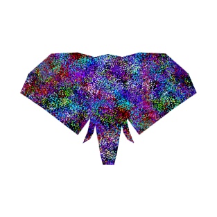 Glam Rainbow Metallic Elephant T-Shirt