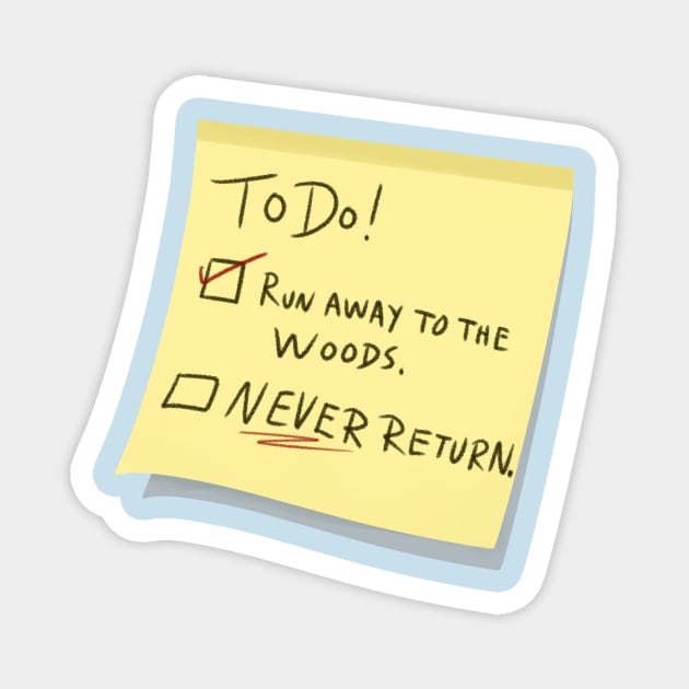 To Do List Magnet by Swamp Water Reverie 