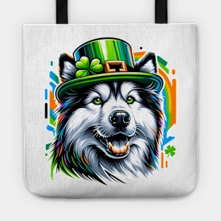 Yakutian Laika Celebrates St Patrick's Day with Style Tote