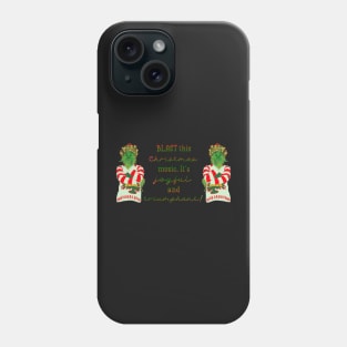 Blast this Christmas music Phone Case