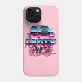 80 s Disco Pink Light Party Girl Phone Case