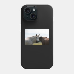 Horses Nuzzling Phone Case