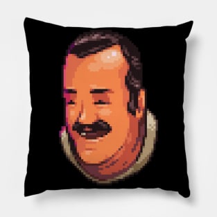 El Risitas Juan Joya Borja KEKW Meme Pillow