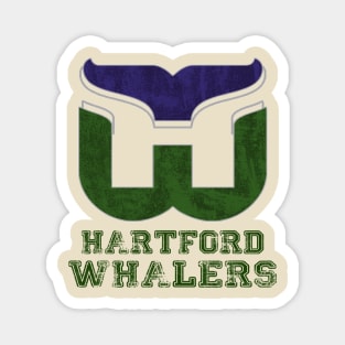 Distressed Hockey Logo Fans Magnet