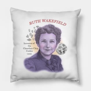 Ruth Wakefield, Inventor of the Chocolate Chip Cookie Pillow