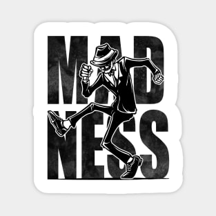 Madness band skull dance illustration design Magnet